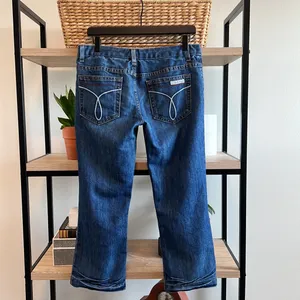 Early 2000 Vintage CK Calvin Klein Mid-Rise Crop Jean, 30 thumbnail 4