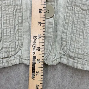 Y2K Rue21 Tan Corduroy Button Front Utility Jacket Womens Large‎ Cotton Academia thumbnail 7