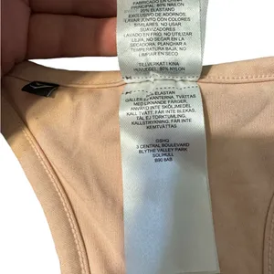 Gymshark Small Light‎ Pink Sport Bra Front Zip Pocket Detail CP thumbnail 4