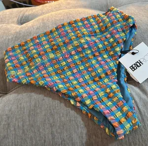 Beach Riot Nwt Sunny Side Gingham Highway High Waist Swim Bikini Bottom thumbnail 1