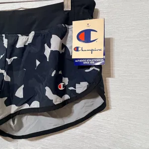 Champion Womens Camo Running Shorts Black Grey Athletic Gym Medium NEW thumbnail 4