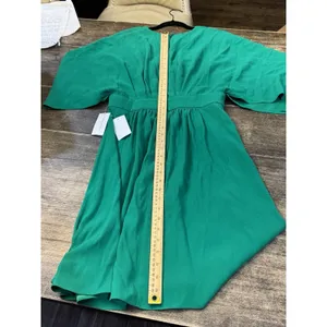 Alexia‎ Admor Isla Draped Dolman Sleeve Fit & Flare Dress Green Back Zipper thumbnail 16