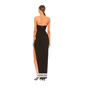 Nookie - Estelle Chain Strap Backless Gold Chain Straps Evening Dress Sz Xs thumbnail 2