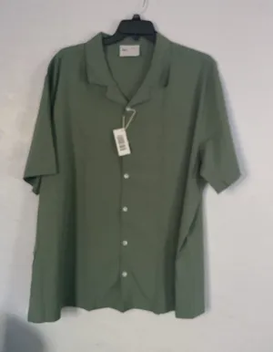 Army green men’s top Size 4X thumbnail 1