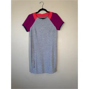 Title Nine Grey Purple Colorblock Athletic Mini Dress Womens S Gorpcore Casual thumbnail 12