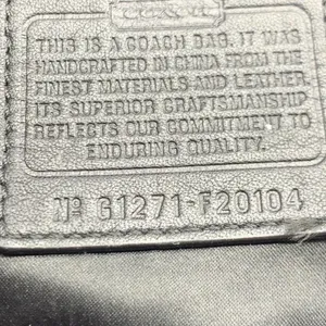COACH Ashley black leather satchel thumbnail 13