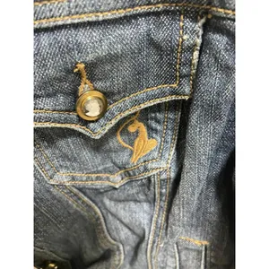 VTG BABY PHAT 00s Y2K McBling Streetwear Denim Jacket SZ L thumbnail 4