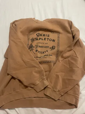Chris Stapleton Sweatshirt Brown Size XL thumbnail 3