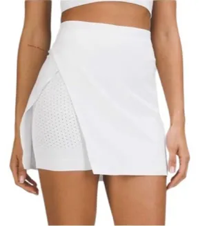 Lululemon Super-High-Rise Side-Slit Tennis Skirt White size 4 Skort 4.5” liner thumbnail 1