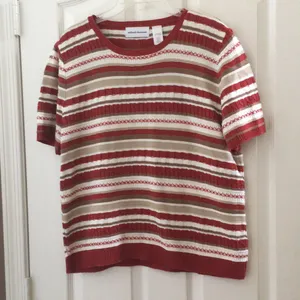 FINAL MARKDOWN Ladies Alfred dunner knit top large thumbnail 1