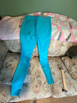 Alo Yoga Bright Aqua High-Rise Airlift Leggings with Front Zip thumbnail 9