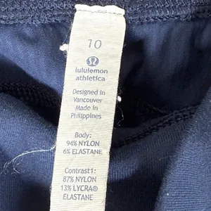 Lululemon Street To Studio‎ Crop Pant Midnight Navy Size 10 Ribbed Jogger 9150 thumbnail 2