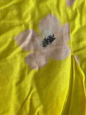 Zara Yellow Floral Spaghetti Strap Cami thumbnail 4