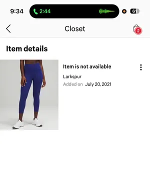 Lululemon Wunder Train High-Rise Crop 23"  thumbnail 3