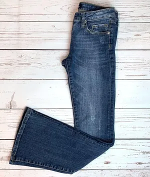 Vigoss Flare Distressed Jeans Size 0 thumbnail 4