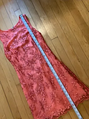 Alice and Olivia Orange Lace Mini Shift Dress Size 2 thumbnail 13