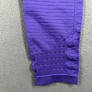 Gymshark Leggings Womens Medium Purple High Rise Seamless Ventilated Ankle thumbnail 5