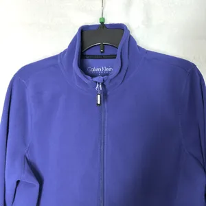Calvin Klein Performance Womens Fleece Zippered Jacket Size XL. Purble thumbnail 2