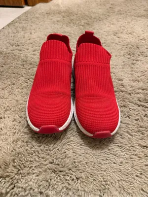 Blondo Red Slip-On Knit Kids Sneakers thumbnail 2