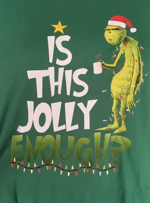 Jolly Grinch Shirt, 2XL thumbnail 3