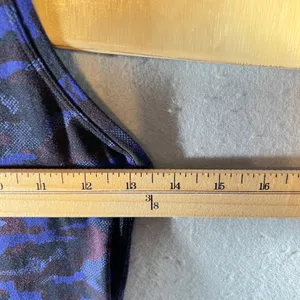 780 | Lululemon Cool‎ Racerback Camo Yoga Tank Top Blue Purple Womens 4 thumbnail 3