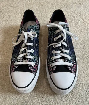 Converse Digital Daze Platform‎ Chuck Taylor All Star Low Top Sneakers Size 7 thumbnail 1