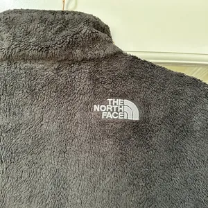 NORTH FACE Black Faux Fur Zip Up Jacket - Medium thumbnail 6
