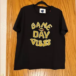Just Madison Black Game Day Vibes T-Shirt - NWT - Size XL thumbnail 2