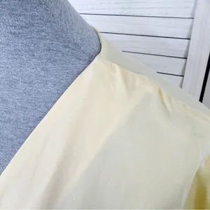 Zara Button Front Tie Waist Shirt Dress‎ Yellow XS Cap Sleeve thumbnail 9
