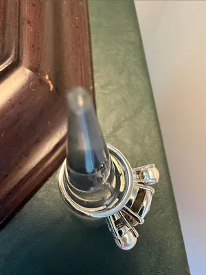 Miu Miu Pearl and Crystal Ring With Box thumbnail 8