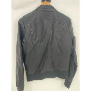 Ci Sono Women's Black Faux‎ Leather Jacket, Size XL But Fit Medium thumbnail 4