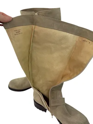 -J. Crew Boots Womens Size 9 Suede Leather Mid Calf Quiet Luxury Old Money Italy thumbnail 11