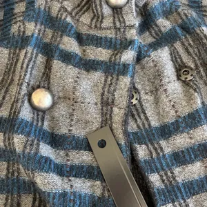 Vintage Antonio Melani Wool Cashmere Cardigan M Y2K Babydoll Twee Textured Knit thumbnail 9