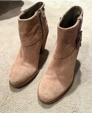 Faux Suede Booties thumbnail 1