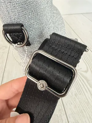 Kipling NEW Stevie Going Out Shimmer Silver Crossbody Clutch Bag thumbnail 7