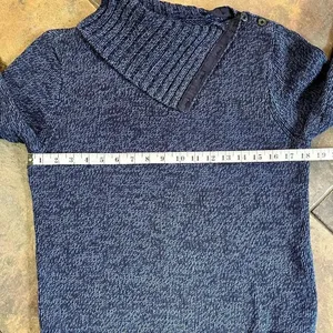 American Living Women’s Blue Cowl Neck Sweater Large thumbnail 6