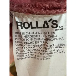Rolla's Sailor Scoop‎ Long - Rose Size 26 Wide Leg High Rise thumbnail 10
