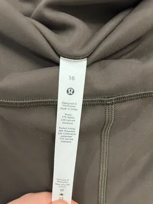 Wunder Train High-Rise Tight/Leggings 25" Size 16 NWT Dark Olive thumbnail 8