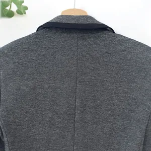 Express Ponte Stretch Knit Academy Blazer with Piped Trim thumbnail 7