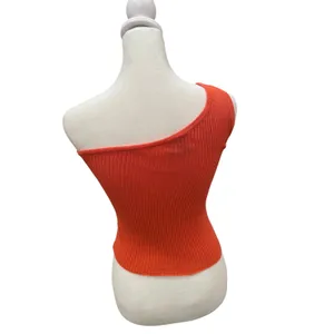 Princess Polly Orange Denham One Shoulder Top Size 2‎ Summer Going Out Travel thumbnail 3