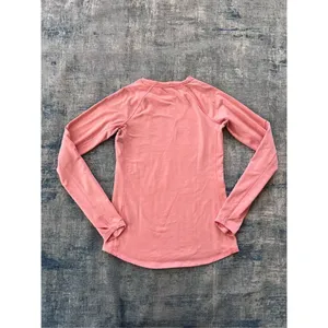 Under Armour Heathered Pink ColdGear Long Sleeve Athletic Top Small thumbnail 2