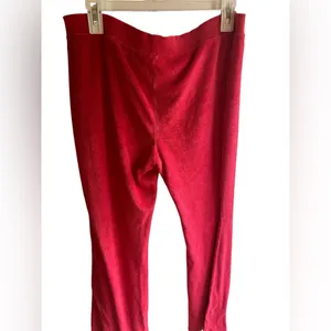 Tommy Girl Jeans Vintage 2002‎ Y2K Hot Pink Terrycloth Tie Waist Pants Sz Large thumbnail 2
