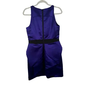 Milly Sculpted Skirt Pencil Dress‎ Blackberry Purple Cocktail NWT Womens Size 10 thumbnail 9