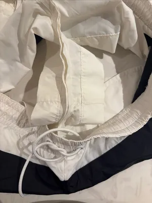 J.Crew White Swim/Active Shorts with Black Stripe thumbnail 7