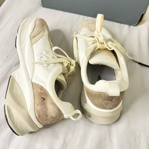 Tory Burch Good Luck Trainer White/New Ivory/Cerbiatto Sneakers Women US 9.5 thumbnail 4