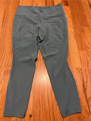Athleta Salutation Stash High Rise 7/8 Legging blue size large thumbnail 2