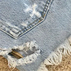 Agolde Parker Vintage Cut Off Denim Shorts Swapmeet Size 28 Free People thumbnail 11
