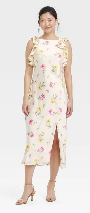 A New Day Satin Maxi Dress thumbnail 1