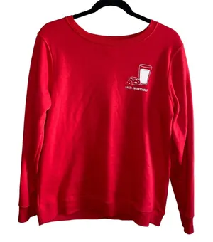 Old Navy “Santa Understands” Red Graphic‎ Sweatshirt Medium thumbnail 1