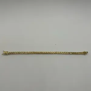 Kay Jewelers Moissanite Tennis Bracelet Gold 4mm 7 Inch New VVS1 Color D Women Hypoallergenic thumbnail 2